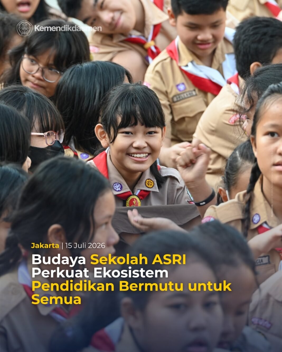 Menuju Pendidikan Bermutu untuk Semua: Mengenal Gerakan Budaya Sekolah ASRI dari Kemendikdasmen