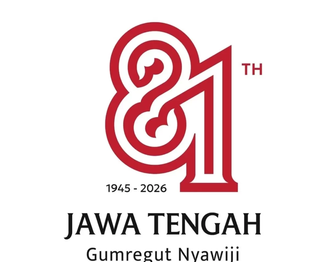 Gubernur Jawa Tengah dan jajaran saat perayaan HUT ke-81 dengan tema Hari Jadi Jawa Tengah 2026 Gumregut Nyawiji di Alun-Alun Kidul Boyolali